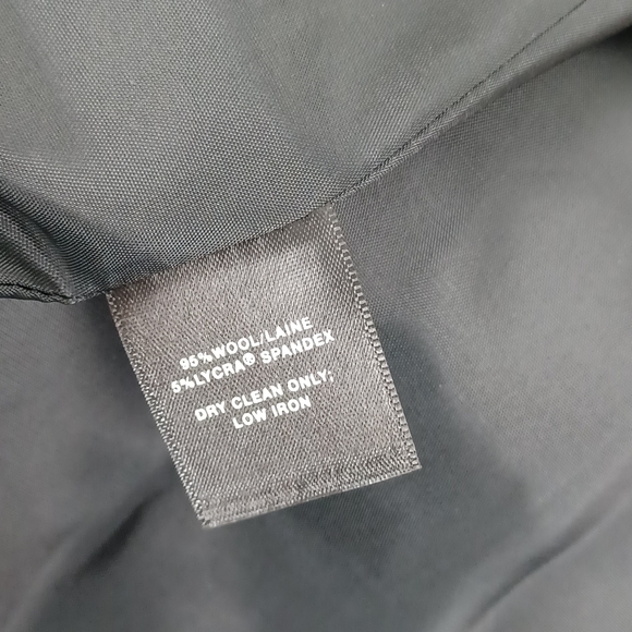 Lafayette 148 Single Button Wool Blend Blazer Size 12 Women Quiet Luxury Black - Picture 12 of 13